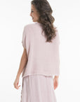 V-Neck Woven Tee