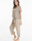 Button Linen Pants